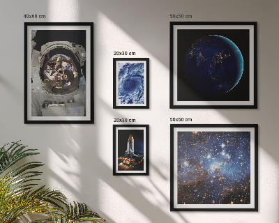 Parede galeria de quadros Descobertas espaciais dos astronautas