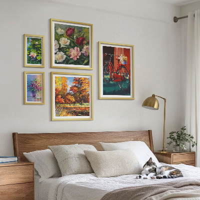 Parede galeria de quadros Flores na paisagem da primavera