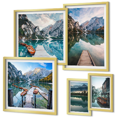 Galeria de parede Lagos de montanha e natureza