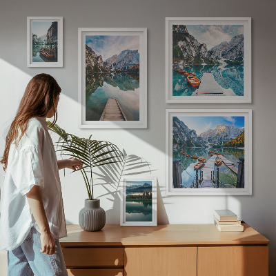 Galeria de parede Lagos de montanha e natureza
