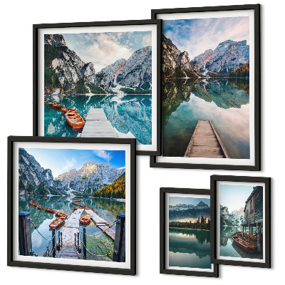 Galeria de parede Lagos de montanha e natureza