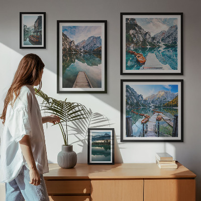 Galeria de parede Lagos de montanha e natureza