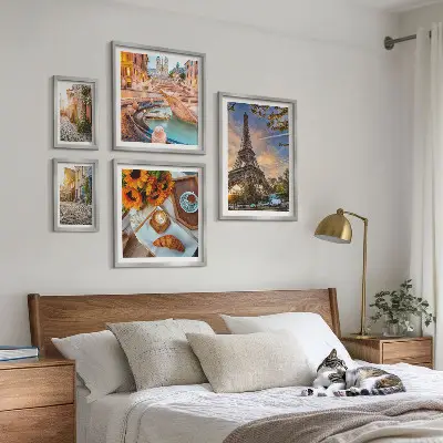 Galeria de quadros para parede vistas atmosféricas de café