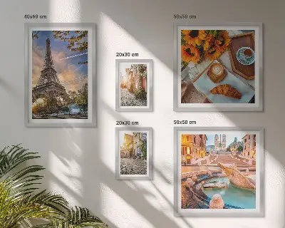 Galeria de quadros para parede vistas atmosféricas de café