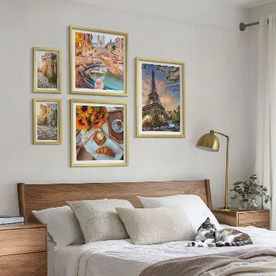 Galeria de quadros para parede vistas atmosféricas de café