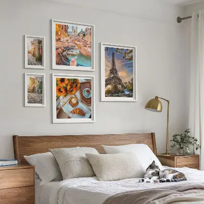 Galeria de quadros para parede vistas atmosféricas de café