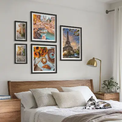 Galeria de quadros para parede vistas atmosféricas de café