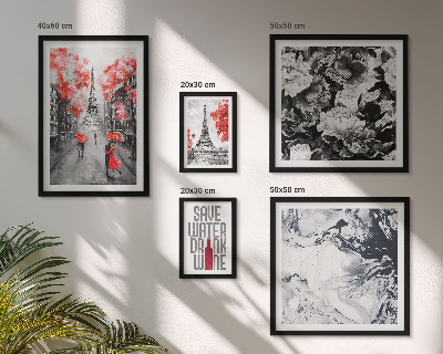 Galeria de parede Flores e padrões parisienses