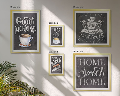Parede galeria de quadros Inspirações rústicas para o café
