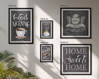 Parede galeria de quadros Inspirações rústicas para o café