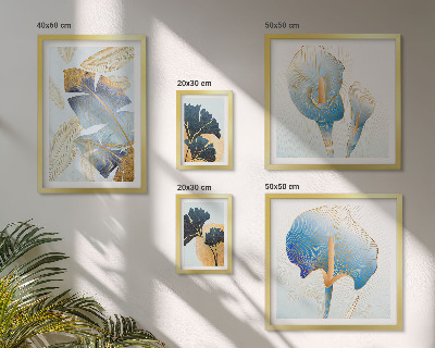Galeria de parede Motivos vegetais modernos