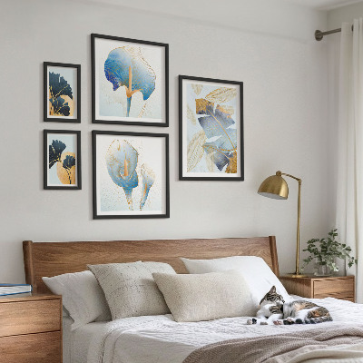 Galeria de parede Motivos vegetais modernos