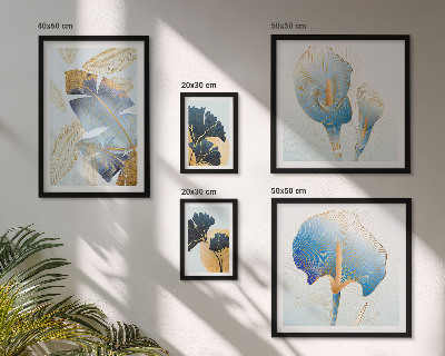 Galeria de parede Motivos vegetais modernos