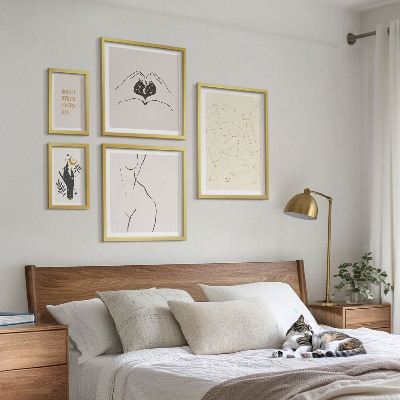 Galeria de parede Motivos espaciais minimalistas