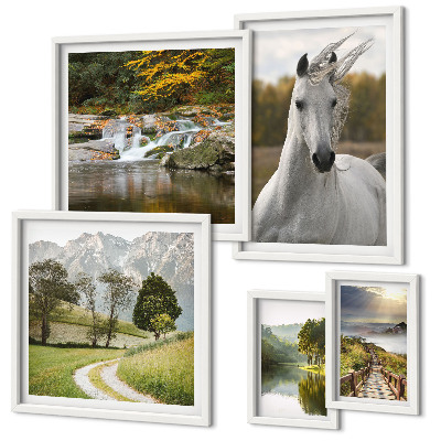 Galeria de parede Paisagens Paisagens Cavalo