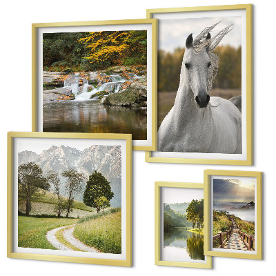 Galeria de parede Paisagens Paisagens Cavalo