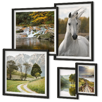 Galeria de parede Paisagens Paisagens Cavalo