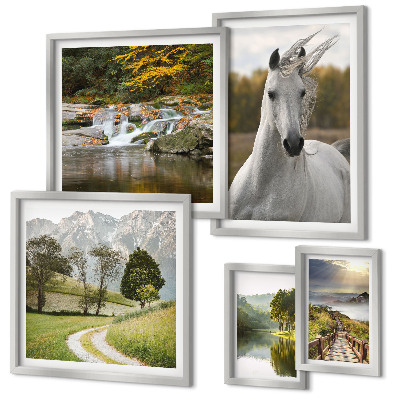 Galeria de parede Paisagens Paisagens Cavalo