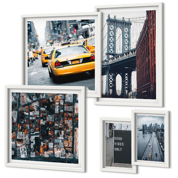 Parede galeria de quadros Vistas encantadoras de Nova York