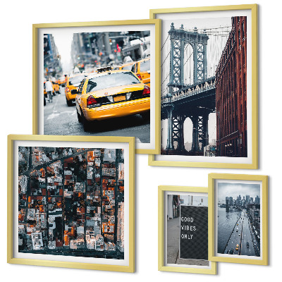 Parede galeria de quadros Vistas encantadoras de Nova York