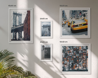 Parede galeria de quadros Vistas encantadoras de Nova York