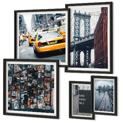 Parede galeria de quadros Vistas encantadoras de Nova York
