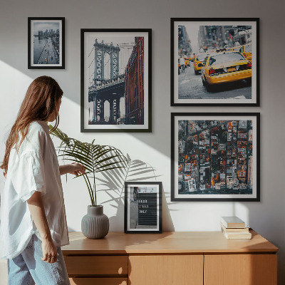 Parede galeria de quadros Vistas encantadoras de Nova York