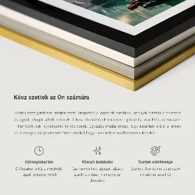 Conjunto de 5 quadros decorativos de slogans inspiradores para cidades