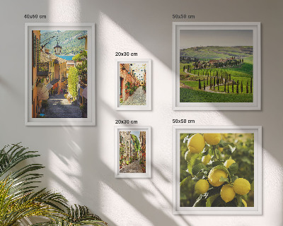Galeria de parede Ruas encantadoras da paisagem italiana