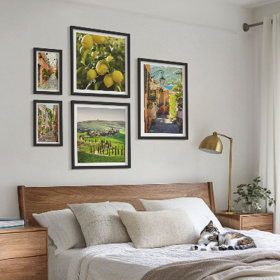 Galeria de parede Ruas encantadoras da paisagem italiana
