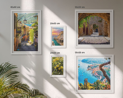 Parede galeria de quadros Vistas encantadoras para o mar