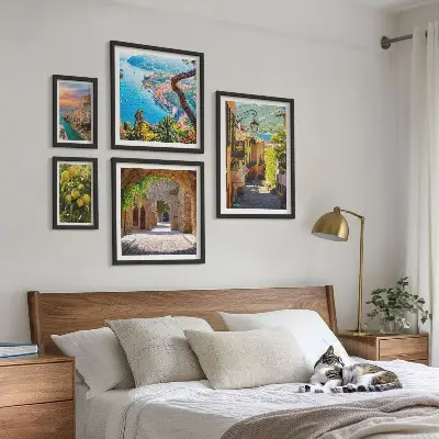 Galeria de quadros para parede com vistas encantadoras para o mar