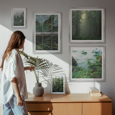 Parede galeria de quadros Paisagens verdes, florestas, vegetação