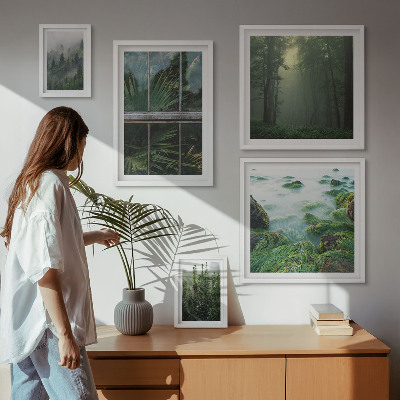 Parede galeria de quadros Paisagens verdes, florestas, vegetação