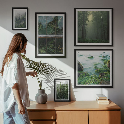 Parede galeria de quadros Paisagens verdes, florestas, vegetação