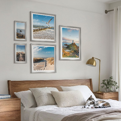 Parede galeria de quadros Faróis e praias à beira-mar