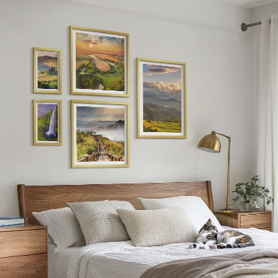Galeria de parede paisagens montanhosas cachoeiras
