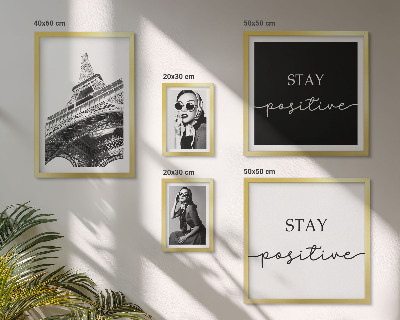 Conjunto de 5 quadros decorativos Gráficos estilosos da moda parisiense