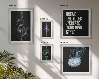 Conjunto de 5 quadros decorativos Motivos criativos abstratos