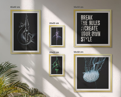 Conjunto de 5 quadros decorativos Motivos criativos abstratos