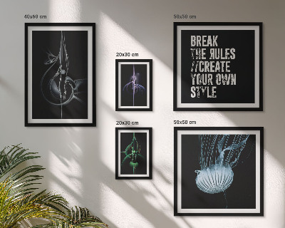 Conjunto de 5 quadros decorativos Motivos criativos abstratos