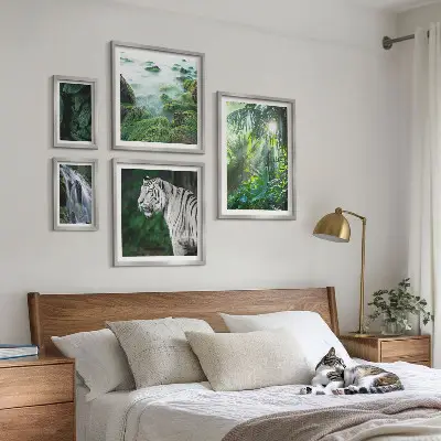 Galeria de quadros para parede tema animais da natureza tropical