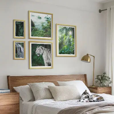 Galeria de quadros para parede tema animais da natureza tropical
