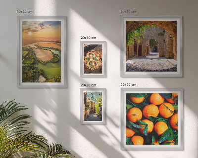 Galeria de parede Paisagens naturais com toques italianos