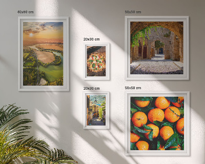 Galeria de parede Paisagens naturais com toques italianos