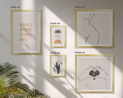 Galeria de parede Motivação, pensamento positivo, minimalismo