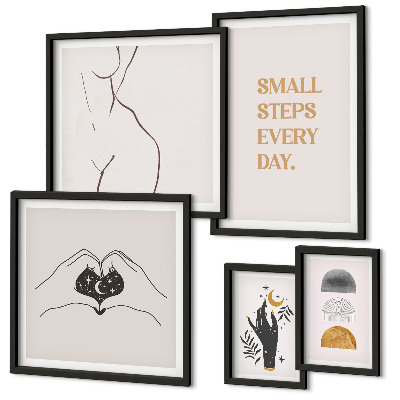 Galeria de parede Motivação, pensamento positivo, minimalismo