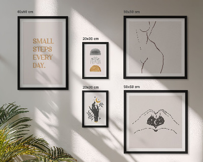 Galeria de parede Motivação, pensamento positivo, minimalismo