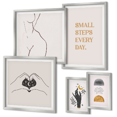 Galeria de parede Motivação, pensamento positivo, minimalismo