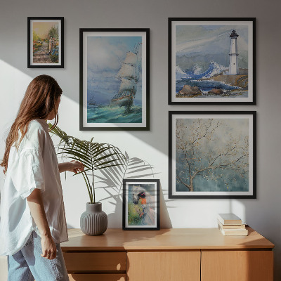 Galeria de parede Aventuras marítimas e paisagens